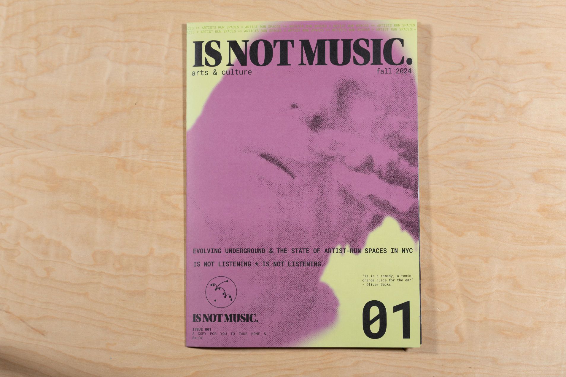 Is Not Music. Zine 01